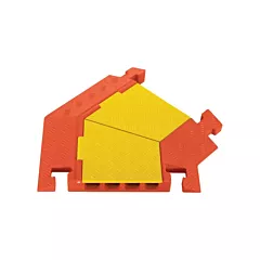 Checkers Industrial Products Linebacker® 5-Channel Heavy Duty Cable Protector - Right Turn