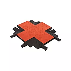 Checkers Industrial Products Guard Dog® 5-Channel Heavy Duty Cable Protector - 4-Way Connector (GDCR5X125-O/B)