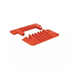 Checkers Industrial Products Protecteur de câble pour usage général à 5 canaux Guard Dog(MD), capuchons d'extrémités, 1,339