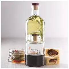 Kilner 350 ml Stackable Bottle Set, Clear, 2 /Pack