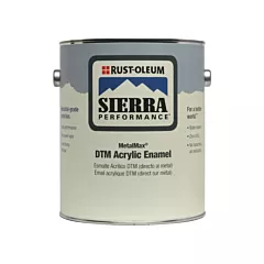 Rust-Oleum Émail acrylique DTM, Gallon, Rouge, 1 gal., 1 gal., Brillant (210475)