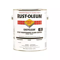 Rust-Oleum Ensemble de revêtement et d'entretien de plancher, Gallon, Transparent, 1 gal., 1 gal., Très brillant (256673)