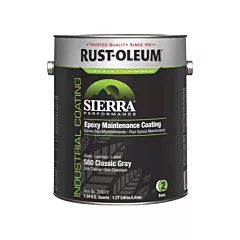 Rust-Oleum Revêtement de plancher, Gallon, Gris, 1 gal., 1 gal., Brillant (208072)
