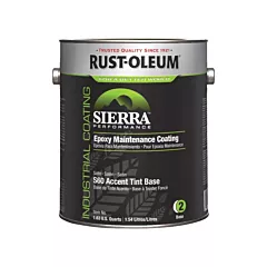 Rust-Oleum Sierra Performance™ S60 Water-Based Epoxy Maintenance Coating Accent Base, Gallon, Tint Base, 1 gal., 1 gal. (282600)