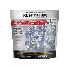 Rust-Oleum Pastilles de couleur décoratives, Bleu/Gris, Sac, 474 g, 474 g (N238469)