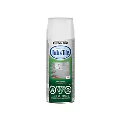 Rust-Oleum Peinture en aérosol spécialisée pour baignoires et carreaux, Canette aérosol, Blanc, 340 g, Brillant (280615)