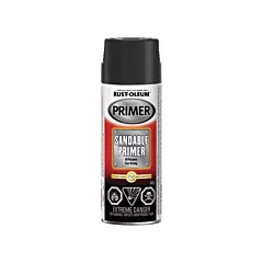 Rust-Oleum Automotive All-Purpose Sandable Primer, Aerosol Can, Black, 340 g, Very Flat (257737)