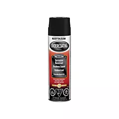 Rust-Oleum Revêtement protecteur de qualité professionnelle pour carrosserie, Canette aérosol, Noir, 425 g, Très mat (258641)