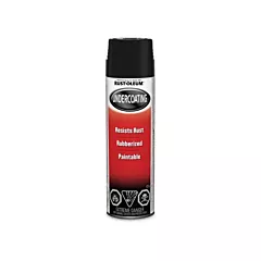 Rust-Oleum Automotive Rubberized Undercoating, Aerosol Can, Black, 425 g, Very Flat (257805)