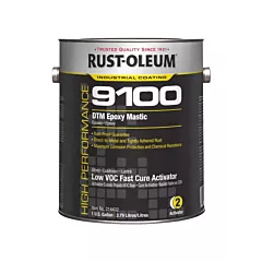 Rust-Oleum Activateur (250 COV) pour le séchage rapide du mastic époxydique DTM du système 9100, Gallon, Blanc, 1 gal., 1 gal., Brillant (214432)