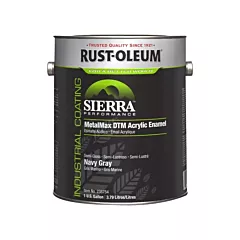 Rust-Oleum Sierra Performance™ MetalMax® DTM Acrylic Enamel, Gallon, Grey, 1 gal., 1 gal., Semi-Gloss - Can (238754)