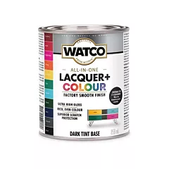 Rust-Oleum Watco® All In One Lacquer + Colour Dark Tint Base, Can, 946 ml, 858 ml, High-Gloss (349400)
