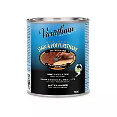 Rust-Oleum Teinture et revêtement à base de polyuréthane en une seule étape Varathane(MD), Canette, 946 ml, 946 ml, Transparent (Y240211H)