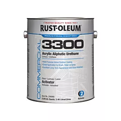 Rust-Oleum 3300 System Acrylic Aliphatic Urethane, Gallon, Grey, 1 gal., 1 gal., Gloss (206966)