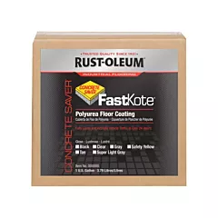 Rust-Oleum Revêtement de plancher à base de polyrésine FastKote(MD), Gallon, Gris, 1 gal., 1 gal., Très brillant (277497)