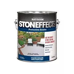 Rust-Oleum Produit d’étanchéifié protecteur pour béton Stoneffects(MD), Gallon, Transparent, 3,78 L, 3,78 L, Transparent (348046)