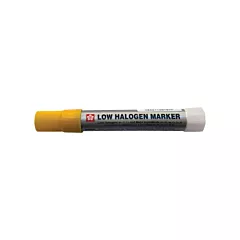 Marqueur à faible teneur en halogènes et en chlorures Solid Marker(MD), Jaune, Bâton plein