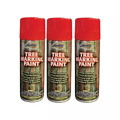 Aervoe Peinture fluorescente pour marquer les arbres Aervoe 690, Canette aérosol, Rouge fluorescent, 16 oz (690)