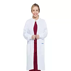 Blouse de laboratoire unisexe L507 à boutons-pression et poignets tricotés, de MOBB Medical