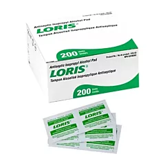 Alcohol Prep Pads Medium 200/box (VMLER103-03)