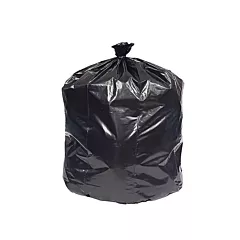 Rite Source X-Strong 35x50 Low Density Garbage Black Bags - 100/CS