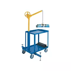 Sky Hook Tall Industrial Lifting Device with Mobile Cart, 500 lbs. (0.25 tons) (8570)