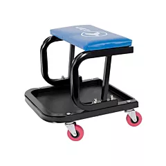 JET Siège roulant pour mécanicien, Bleu, Vinyle, 300 lb (355154)