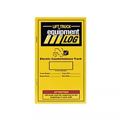 Ideal Warehouse Innovations Forklift Replacement Truck Log Book (70-1065-CP)
