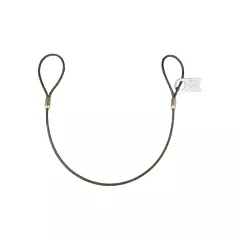 Vanguard Steel Élingue de levage à câble métallique - deux boucles