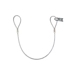 Vanguard Steel Élingue de levage à câble métallique - deux boucles, galvanisé