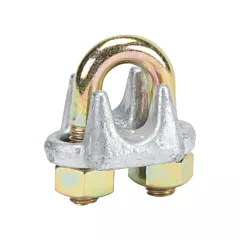 Vanguard Steel Golden-U-Bolt Wire Rope Clip, 1-3/4