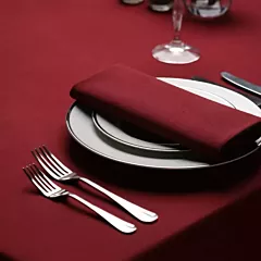 Milliken Signature Plus Table Cloth-Maroon-  54