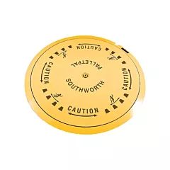 Southworth Disques tournant au profil bas, 48-3/4