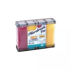 Micro-brouche (MBPF400PY) Plus Applicateurs Remplir Fine rose/jaune 400/Pkg