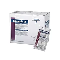Medline Latex Glove Triumph Sterile PF 50/box Size 7.0 - 50/Box
