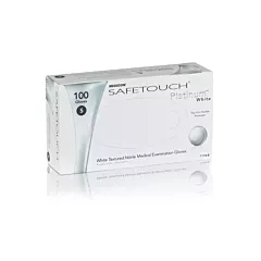 Medicom SafeTouch Advanced Platinum White Nitrile Powder Free Gloves 100/box LARGE 