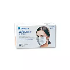 Medicom SafeMask SofSkin Earloop Mask, Level 1, Pink, 50/box 