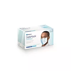 Medicom (206-2087) SafeMask SofSkin Earloop Mask, Level 3, Blue, 50/Box