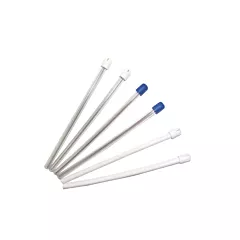 Medicom Safebasics Saliva Ejectors Clear With Blue Tip 105/bag 