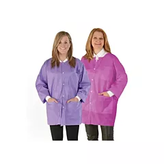 Medicom SafeWear Disposable Hipster Jacket, Plum Purple, Small, 12/bag (VM206-8103-A)