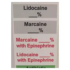 Valuemed Sterile Medication Labels with Dual Tip Marker and Ruler, 100 packages/ box 