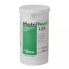 MetriTest 1.5% Test Strips for MetriCide 14, 60strips/bottle (VMMETRX303)