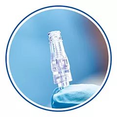 ICU Medical MicroClave Clear Neutral Displacement Needlefree IV Double Connector 50/cs