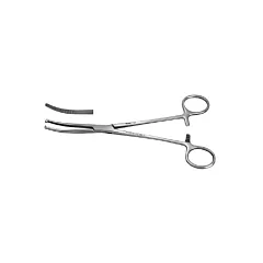 Stainless Steel Forcep Miculicz Slightly Curved 8