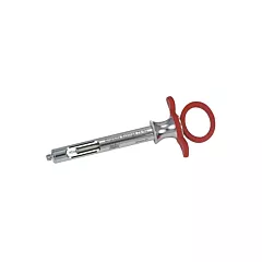 GripRite Syringe-Petite Aspirating CW, Red Silicone Grips (VMMILT76-42)