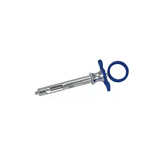 Miltex GripRite Aspirating Syringe CW, Blue Silicone Grips (VMMILT76-30)