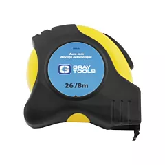 Gray Tools Auto-Lock Tape Measure, 1