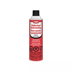 CRC Canada Rubberized Spray Undercoating, Aerosol Can, Black, 20 oz./591 ml/567 g, 16 oz./473 ml/454 g (75034)