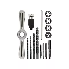 Milwaukee Tap and Die Set with Hex-Lok™ 2-in-1 Handle, 15 No. of Pieces (49-22-5602)