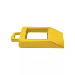 Wesco Pallet Jack Stops, Rubber, Yellow, 100 lbs. (272175)